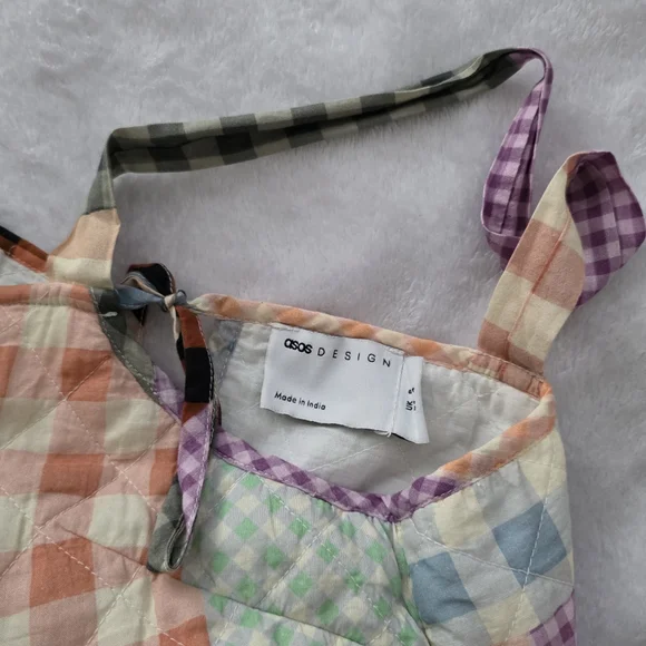 Patchwork Quilt Dress with Straps - Picture 5 of 5